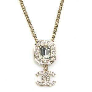 Chanel Pendant Necklace Metal Gold #229212C10B